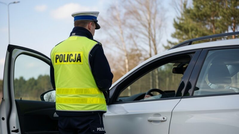 Pijany kierowca uciekał po kolizji, zatrzymana przez policjantkę po służbie