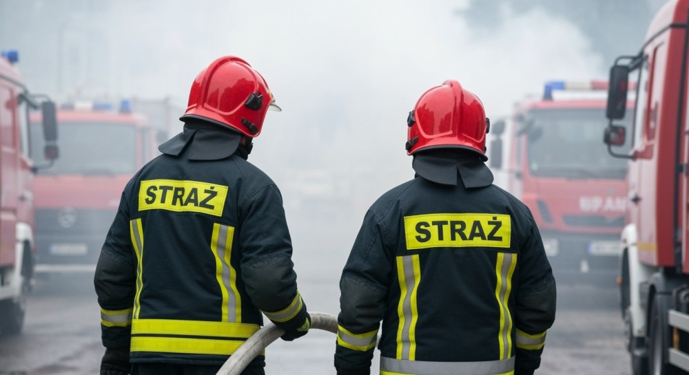 Pijana kobieta z 3 promilami podpaliła dywan u partnera